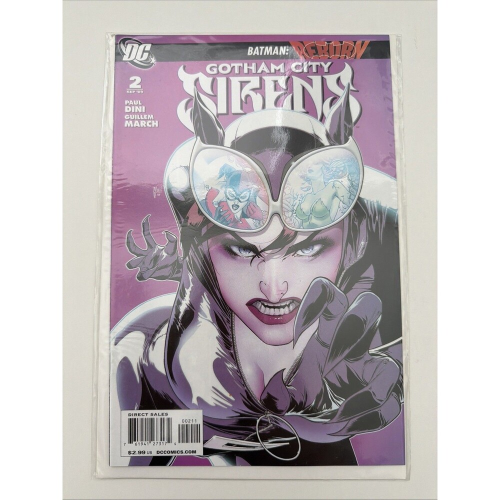GOTHAM CITY SIRENS #2 (2009) COVER A 1ST PRINT- GUILLEM MARCH PAUL DINI- DC